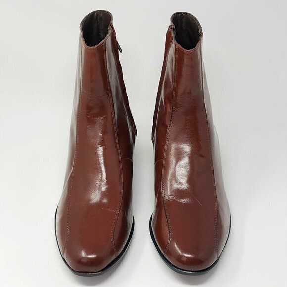 NEW Men\'s Florsheim Duke Side Zip Dress Boot, Cognac,12 EEE main image 8